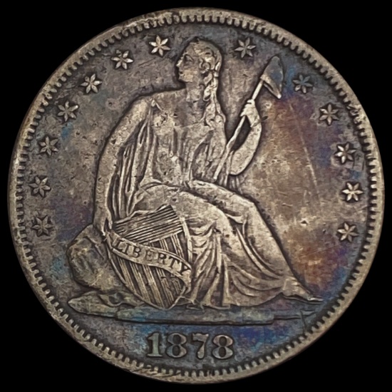 1878 Seated Liberty Half Dollar CLOSELY UNCIRCULATED