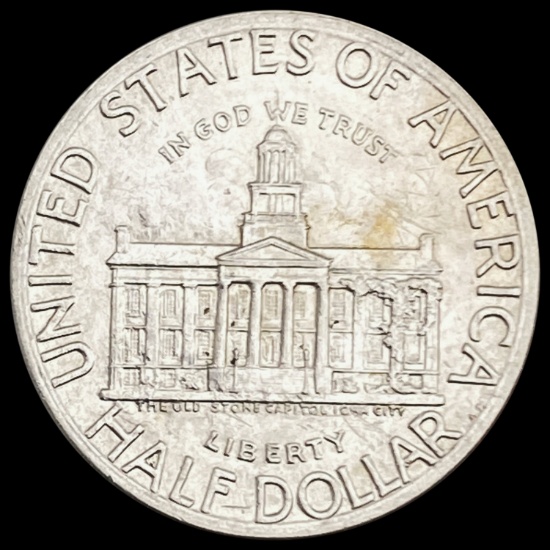 1946 Iowa Statehood Centennial Half Dollar UNCIRCULATED