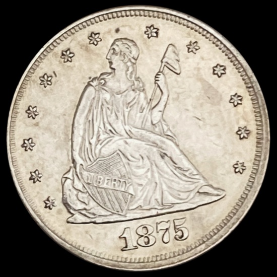 1875 Twenty Cents - No Motto UNCIRCULATED
