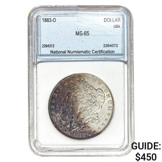 1883-O Morgan Dollar NNC MS-65