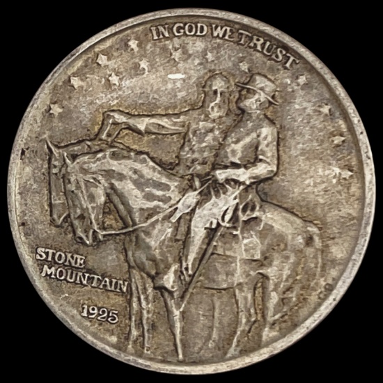1925 Stone Mountain Half Dollar - Silver LIGHTLY CIRCULATED
