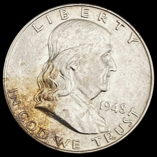 1948 FBL Franklin Half Dollar GEM BU