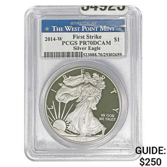 2014-W Silver Eagle PCGS PR70 DCAM First Strike