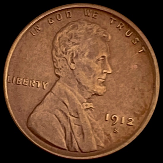 1912-S Lincoln Wheat Cent UNCIRCULATED