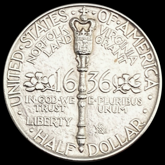 1936 Norfolk Half Dollar - Silver GEM BU