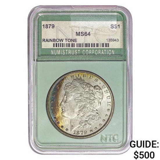 1879 Morgan Silver Dollar NTC MS64