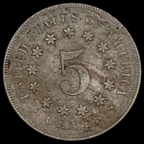 1868 Shield Nickel CLOSELY UNCIRCULATED