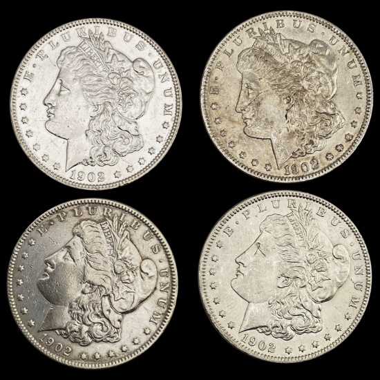 [4] 1902 Morgan Silver Dollar CLOSELY UNCIRCULATED