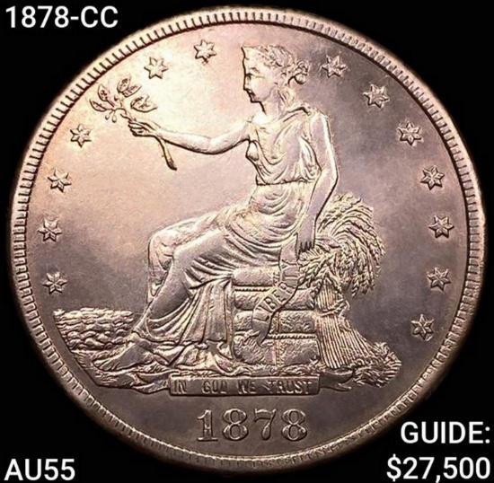 1878-CC Silver Trade Dollar