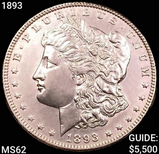 1893 Morgan Silver Dollar