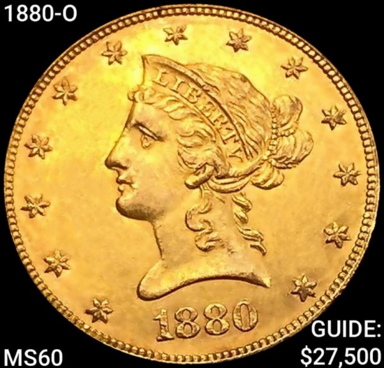 1880-O $10 Gold Eagle