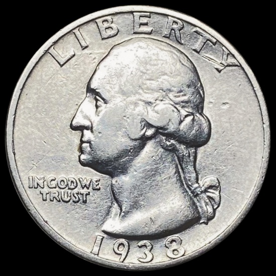 1938-S Washington Quarter CLOSELY UNCIRCULATED