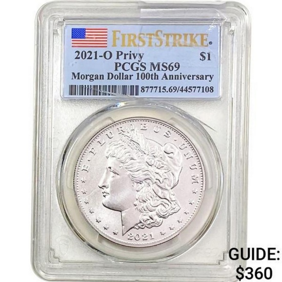 2021-O Morgan Dollar PCGS MS69