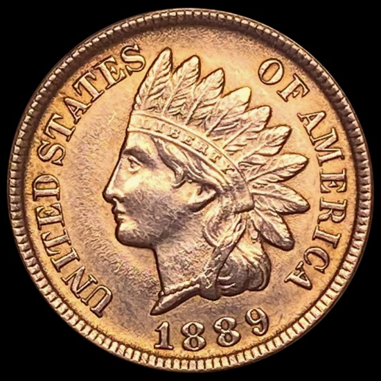 1889 Indian Head Cent GEM BU
