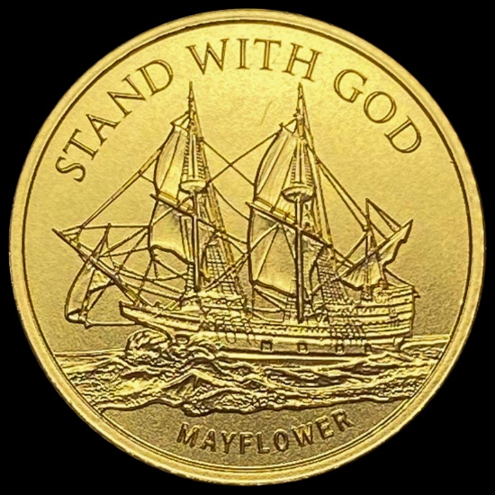 This is a 1 oz .9999 Fine Silver Round M GEM BU