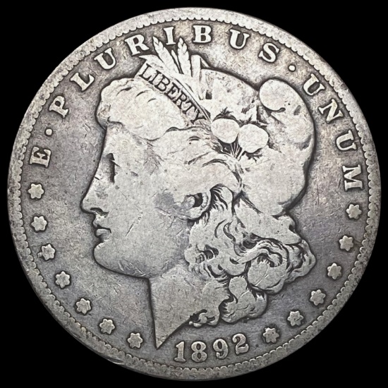 1892-S Morgan Silver Dollar NICELY CIRCULATED