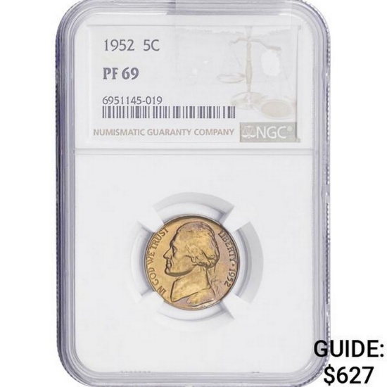 1952 5C NGC PF69