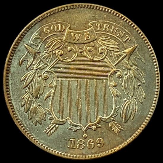 1869 Two-Cent Piece UNCIRCULATED