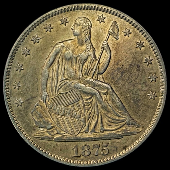 1875 Seated Liberty Half Dollar UNCIRCULATED