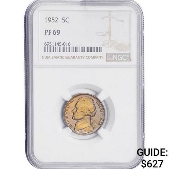 1952 5C NGC PF69