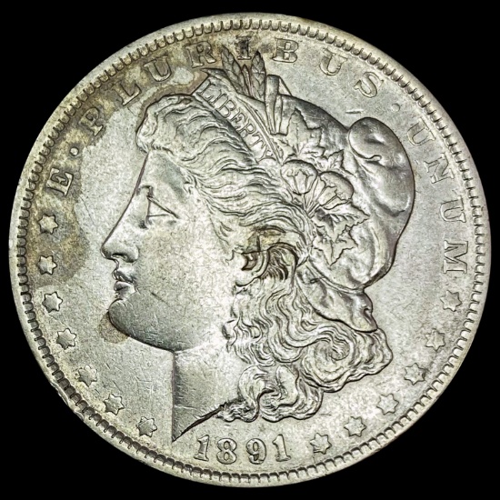 1891-O Morgan Silver Dollar CLOSELY UNCIRCULATED