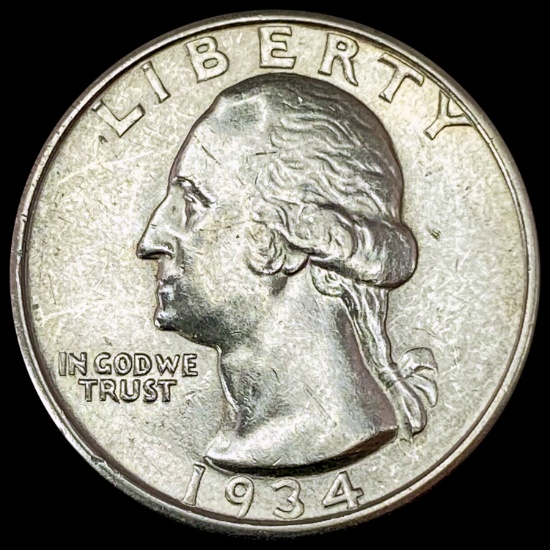 1934-D Washington Quarter UNCIRCULATED