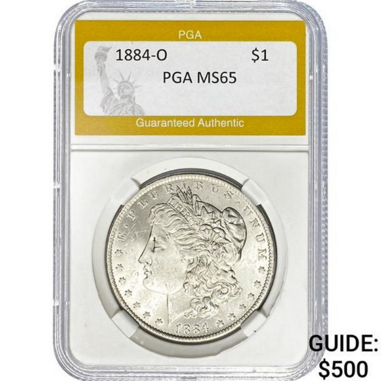 1884-O $1 PGA MS65