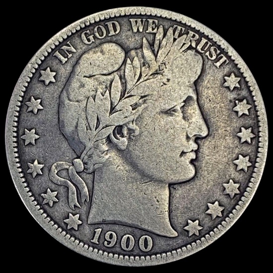 1900-O Barber Half Dollar NICELY CIRCULATED