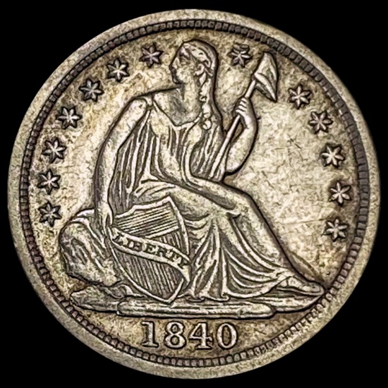 1840 Seated Liberty Half Dime CLOSELY UNCIRCULATED