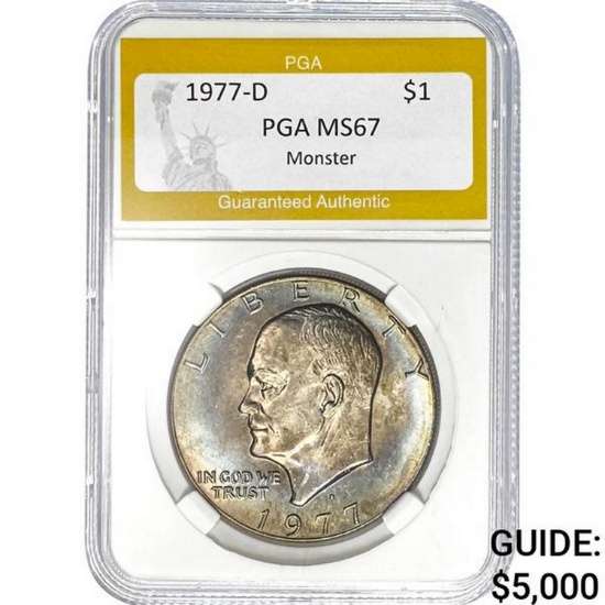 1977-D $1 PGA MS67