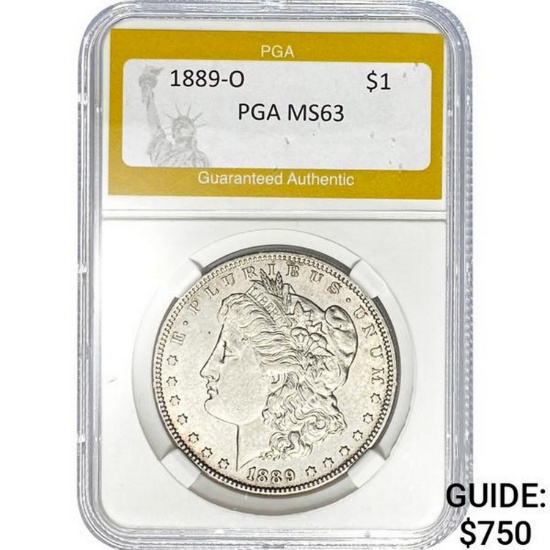 1889-O $1 PGA MS63