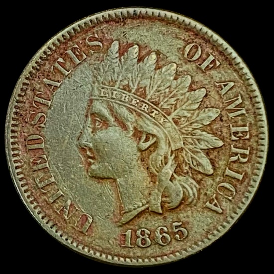 1865 Indian Head Cent CLOSELY UNCIRCULATED