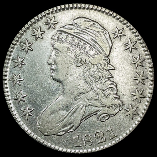 1821 Capped Bust Half Dollar CLOSELY UNCIRCULATED