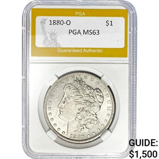 1880-O $1 PGA MS63