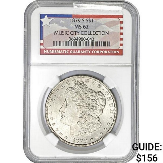1879-S $1 NGC MS62