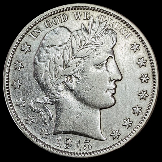 1915-D Barber Half Dollar CLOSELY UNCIRCULATED
