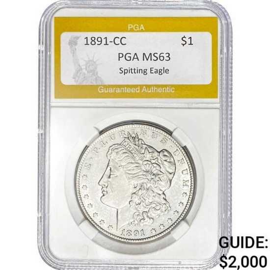 1891-CC $1 PGA MS63