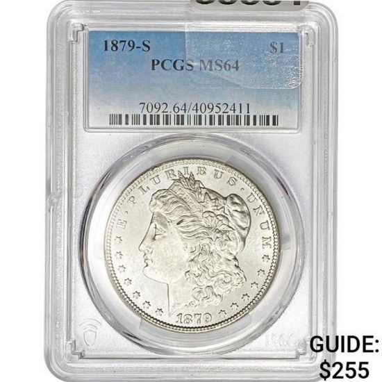 1879-S $1 PCGS MS64