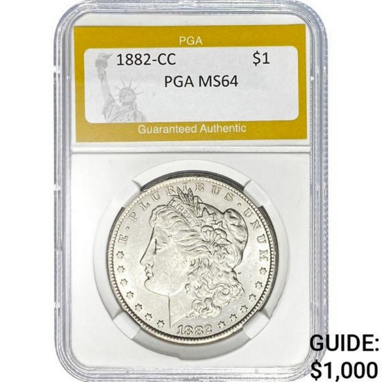 1882-CC $1 PGA MS64