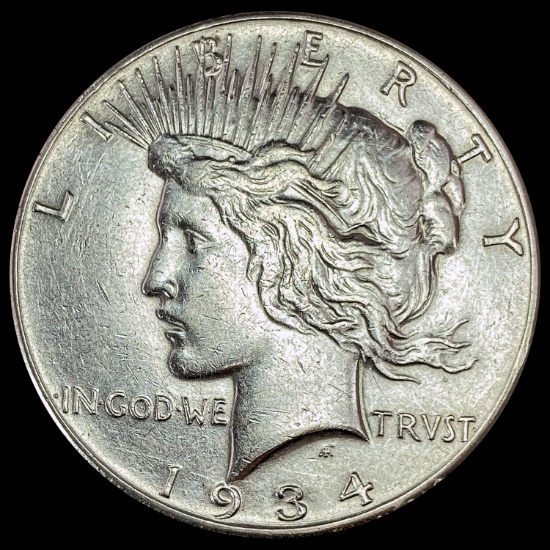 1934-S Peace Dollar CLOSELY UNCIRCULATED