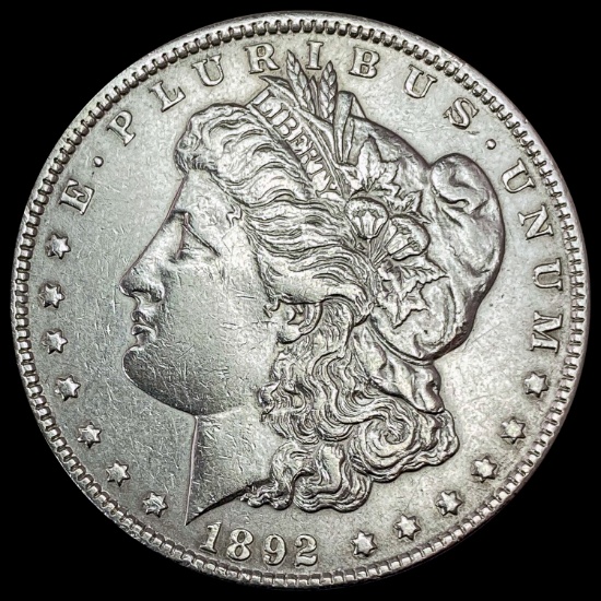 1892 Morgan Silver Dollar CLOSELY UNCIRCULATED