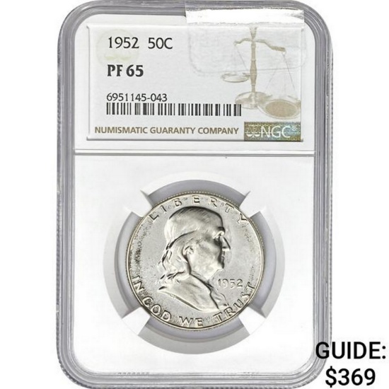 1952 50C NGC PF65