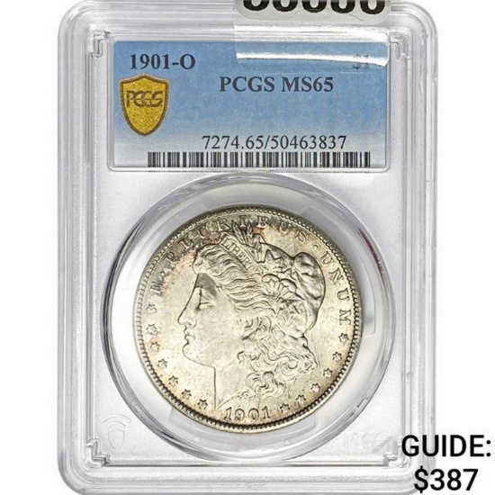 1901-O Morgan Dollar PCGS MS65