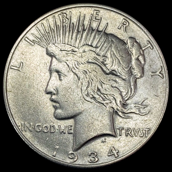 1934-D Peace Dollar LIGHTLY CIRCULATED