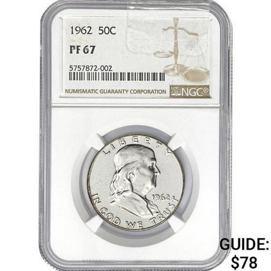 1962 50C NGC PF67