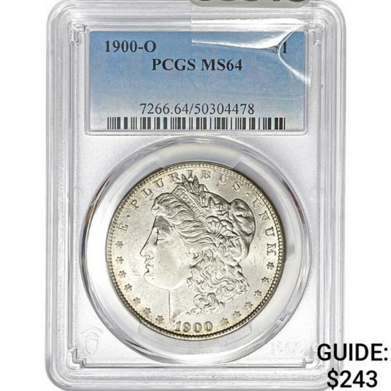 1900-O Morgan Dollar PCGS MS64