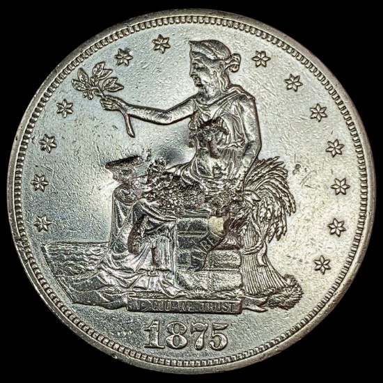 1875-CC Trade Dollar HIGH GRADE