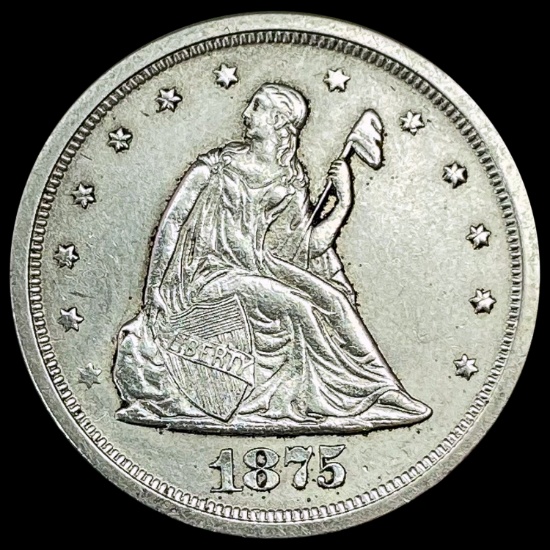 1875-S Twenty Cent Piece UNCIRCULATED
