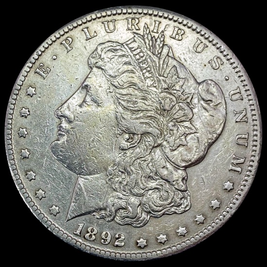 1892-CC Morgan Silver Dollar CLOSELY UNCIRCULATED