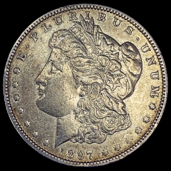 1897 Morgan Silver Dollar CLOSELY UNCIRCULATED
